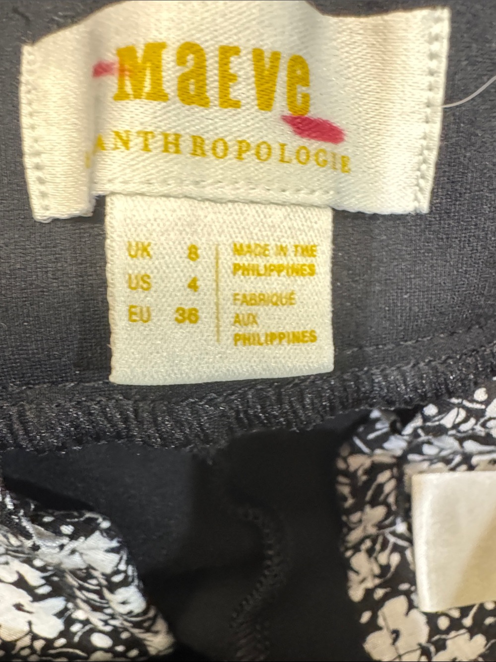 Anthropologie Black Wide-Leg Trousers - Picture 5 of 11